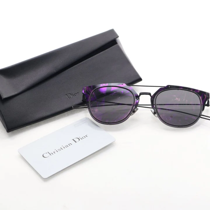 Christian Dior Homme Composit Round Sunglasses - Image 11