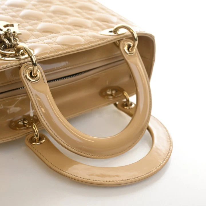 Christian Dior Medium Patent Lady Dior - Image 11