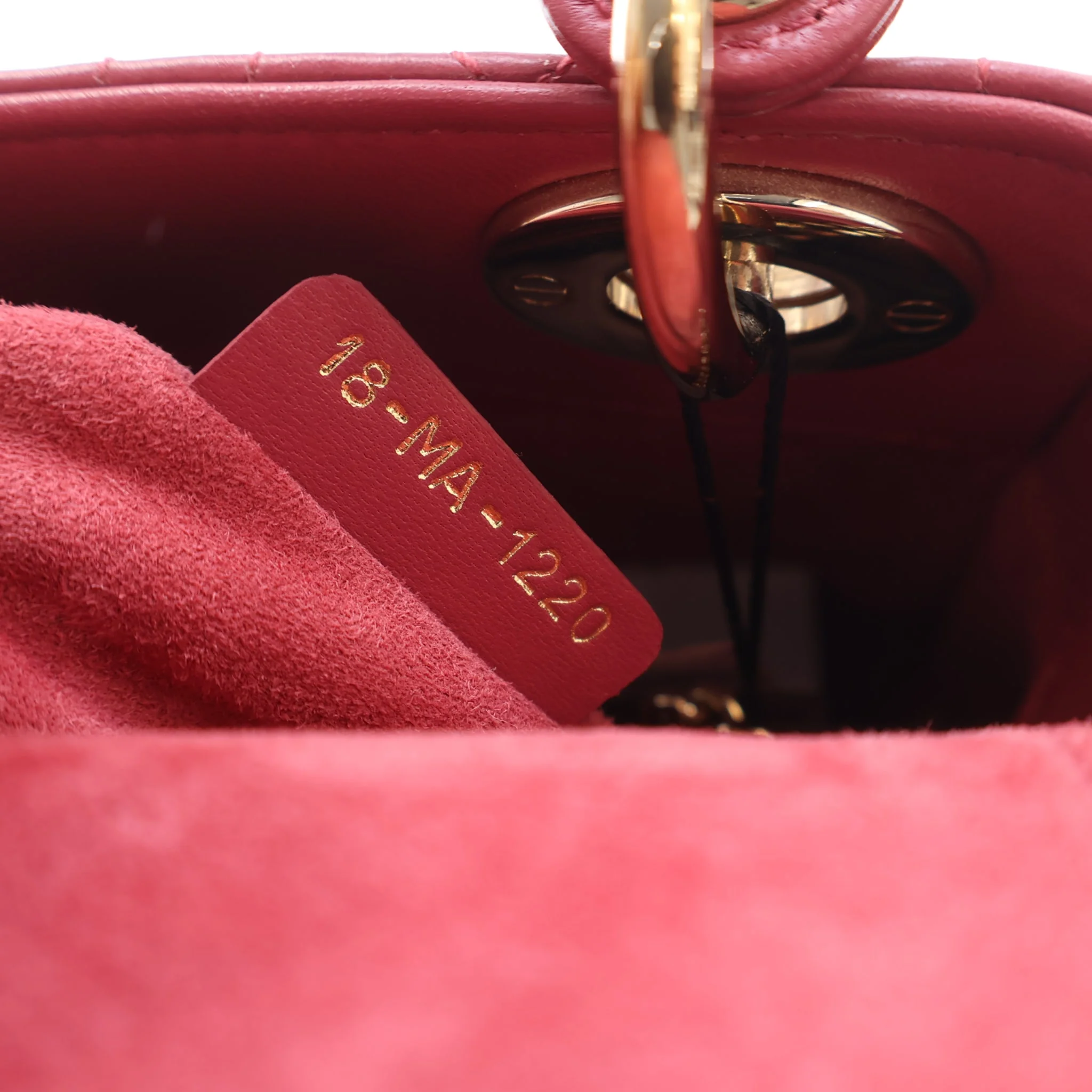 Christian Dior Mini Lambskin Lady Dior - Image 15