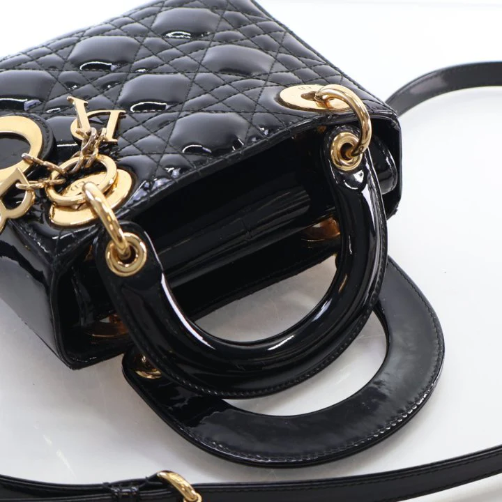 Christian Dior Mini Patent Lady Dior - Image 10