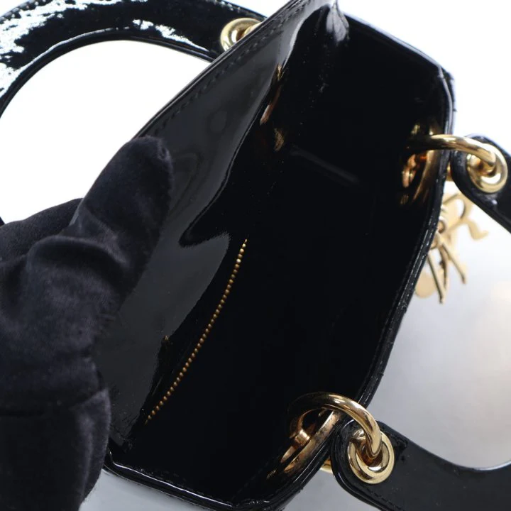 Christian Dior Mini Patent Lady Dior - Image 14