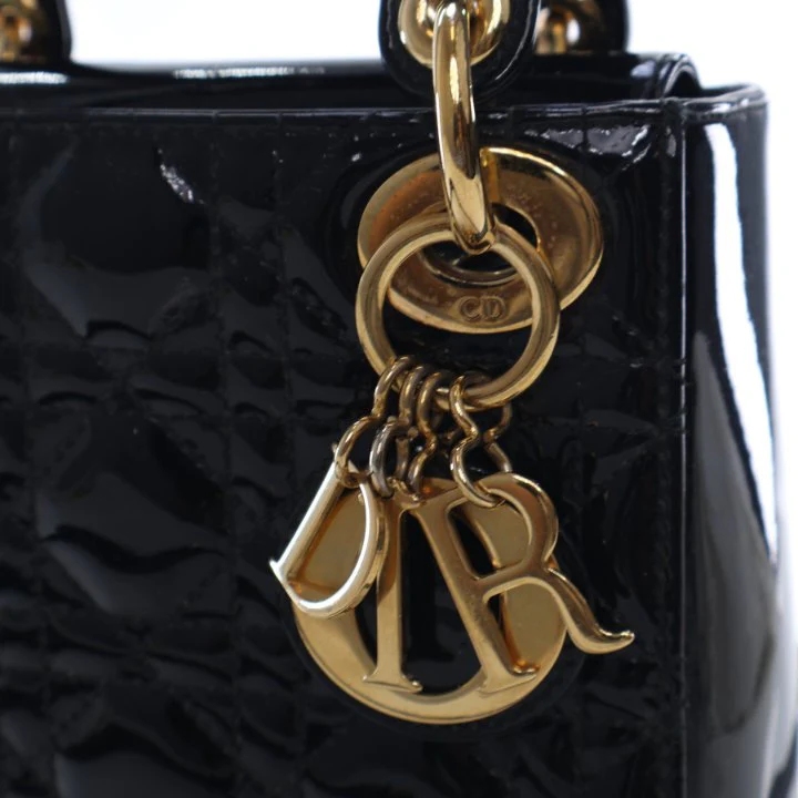 Christian Dior Mini Patent Lady Dior - Image 4
