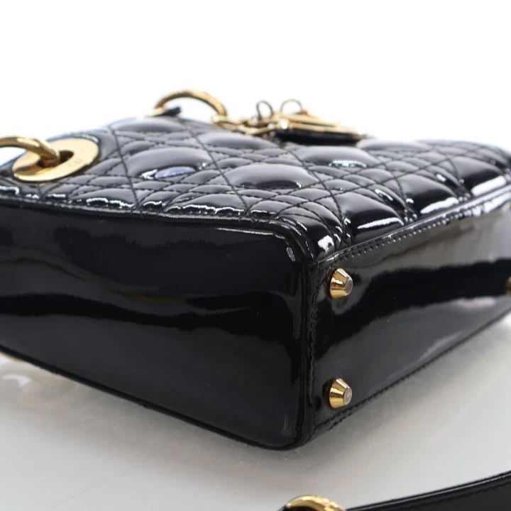 Christian Dior Mini Patent Lady Dior - Image 5