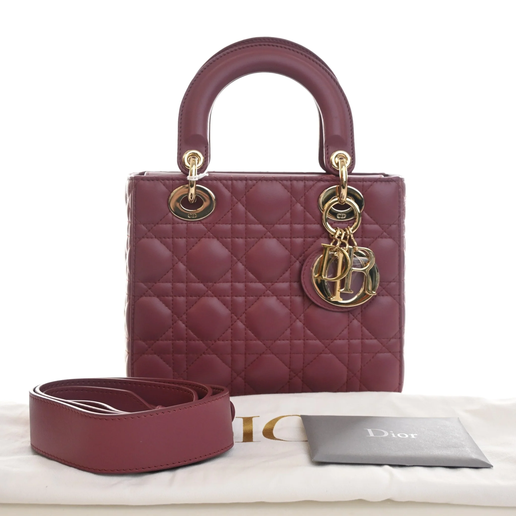 Christian Dior Small Lambskin My ABCDior Lady Dior - Image 15