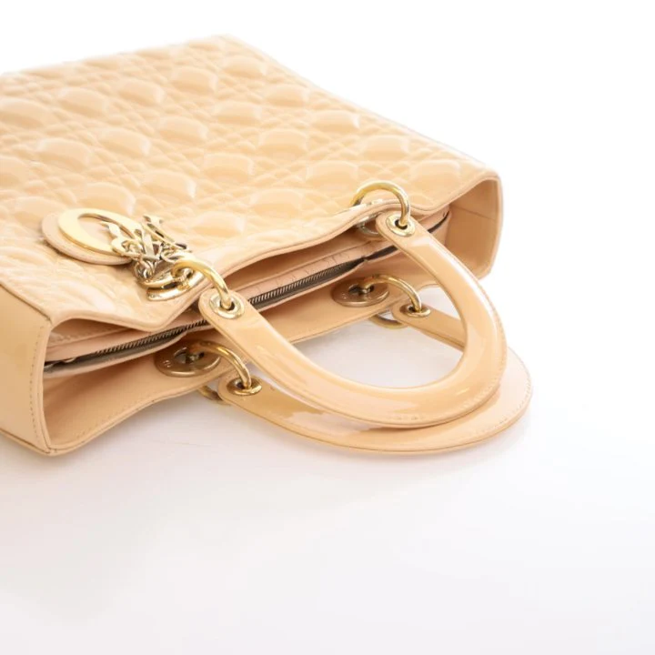 Dior Vintage Large Patent Lady Dior - Image 10