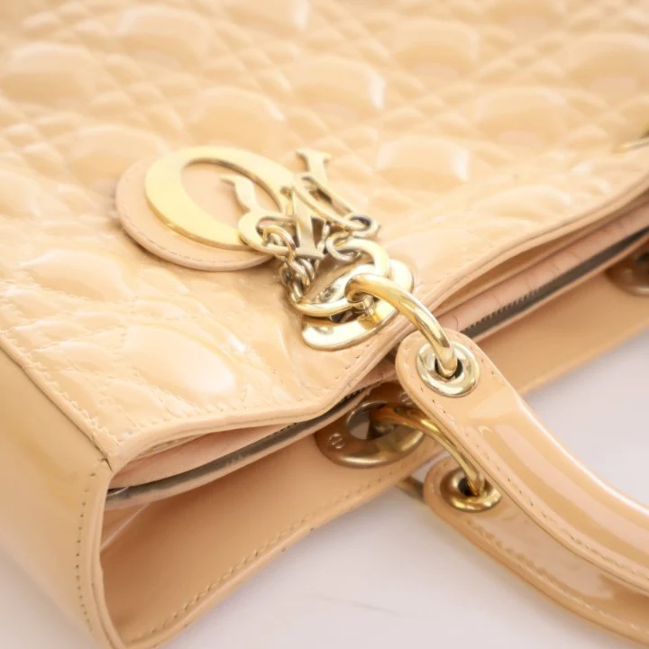 Dior Vintage Large Patent Lady Dior - Image 14