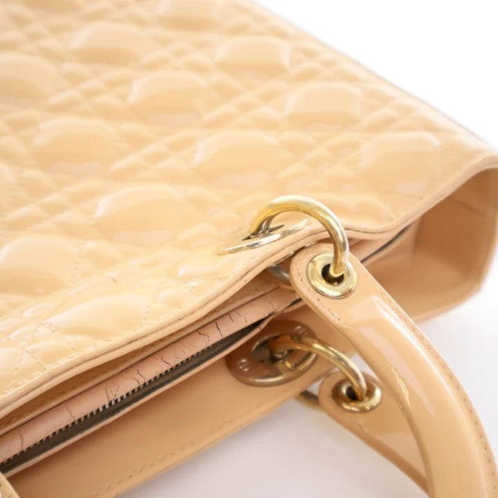 Dior Vintage Large Patent Lady Dior - Image 15