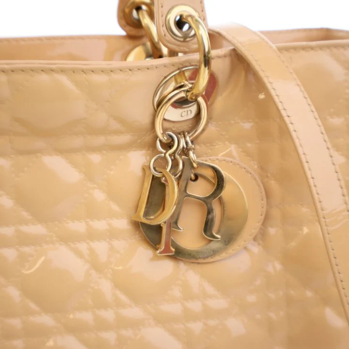 Dior Vintage Large Patent Lady Dior - Image 2