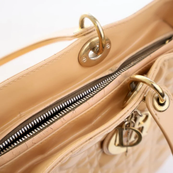 Dior Vintage Large Patent Lady Dior - Image 20