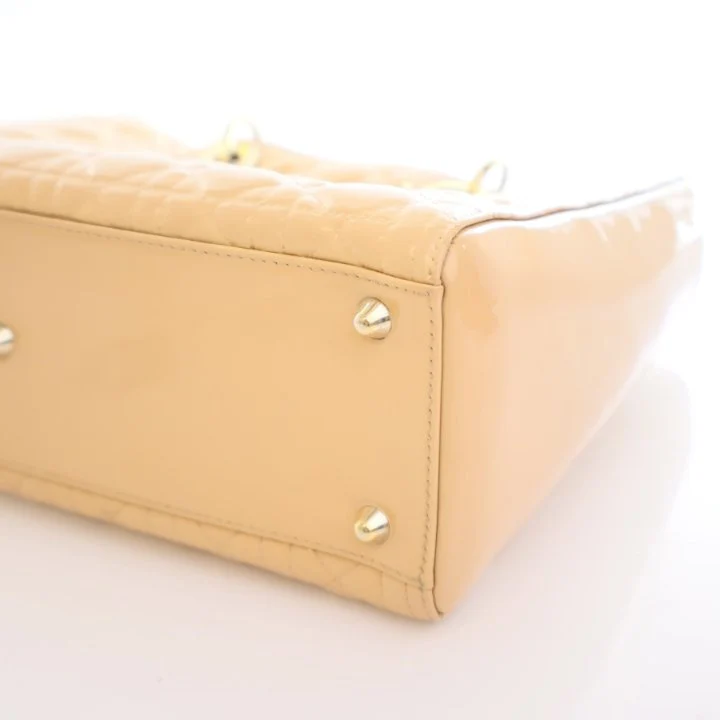 Dior Vintage Large Patent Lady Dior - Image 8