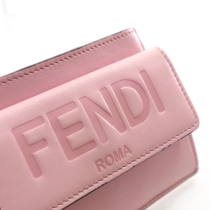 Fendi Calfskin Logo Card Holder - Image 4
