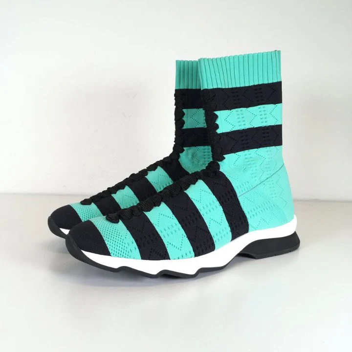 Fendi Men's Sock Boots Sz 41 - Image 5