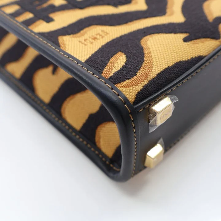 Fendi Mini Canvas Sunshine Shopper - Image 7