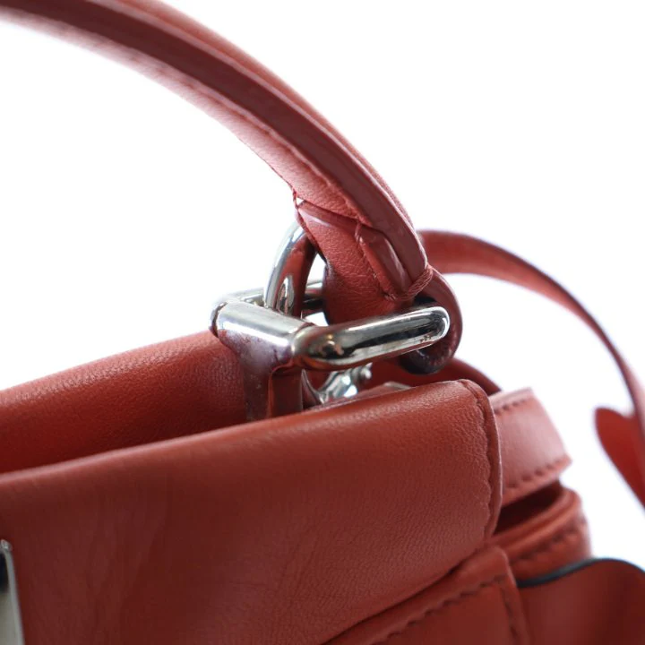 Fendi Mini Nappa Waves Peekaboo Iconic Satchel - Image 15