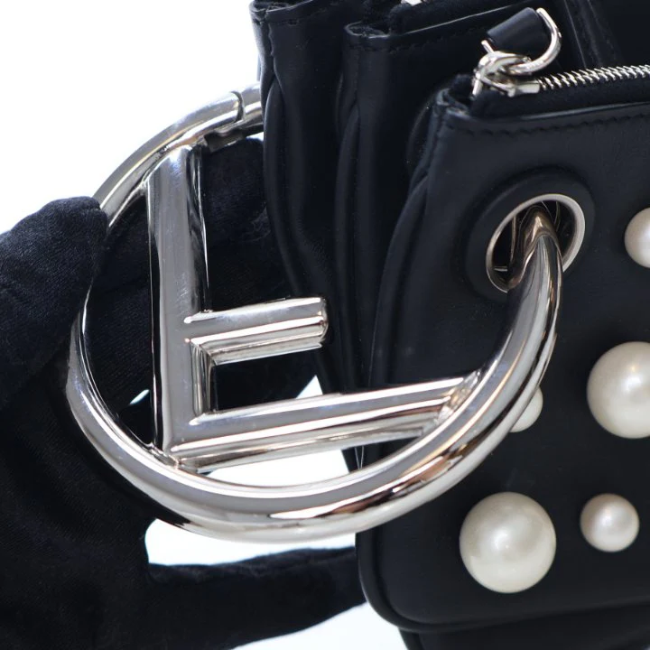 Fendi Triplette Pearl Pouch - Image 4