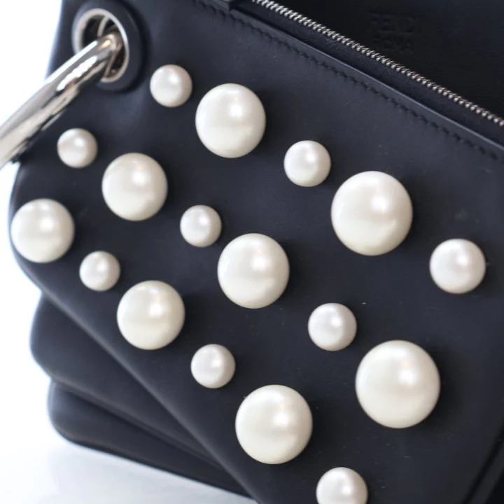 Fendi Triplette Pearl Pouch - Image 5