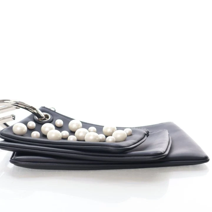 Fendi Triplette Pearl Pouch - Image 8