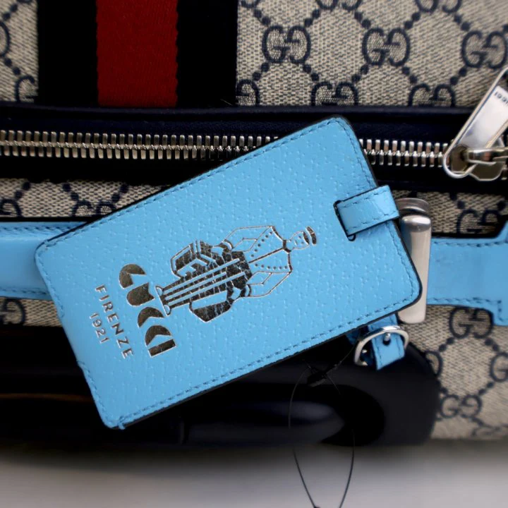 Gucci 40 GG Supreme Rolling Luggage - Image 14