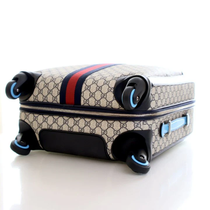 Gucci 40 GG Supreme Rolling Luggage - Image 7