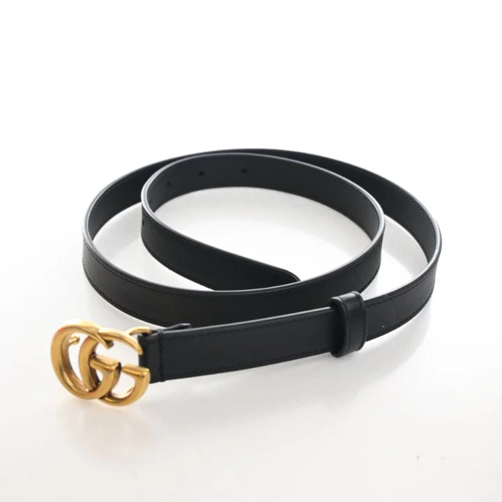 Gucci Calfskin GG Marmont Thin Belt Sz 85/34 - Image 6