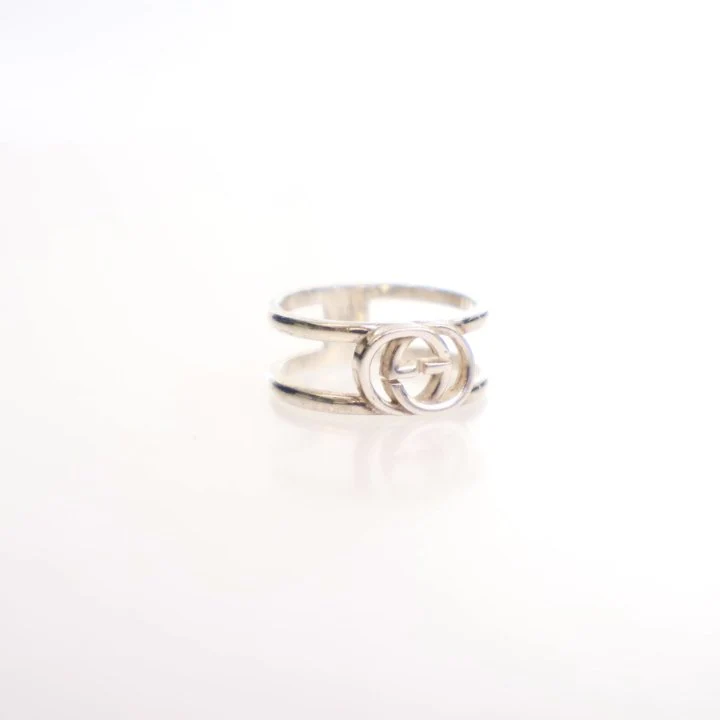 Gucci Interlocking G Ring Sz 24 - Image 7