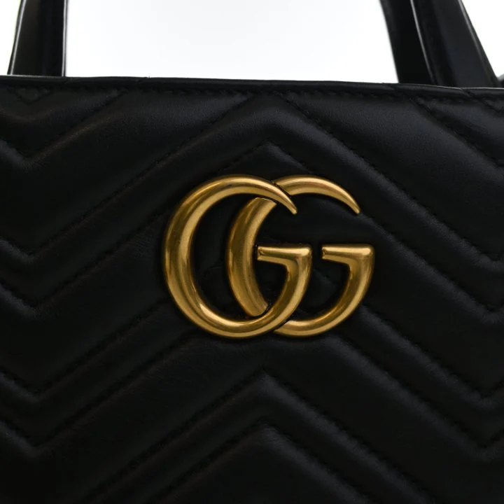 Gucci Medium Calfskin Marmont Tote - Image 4