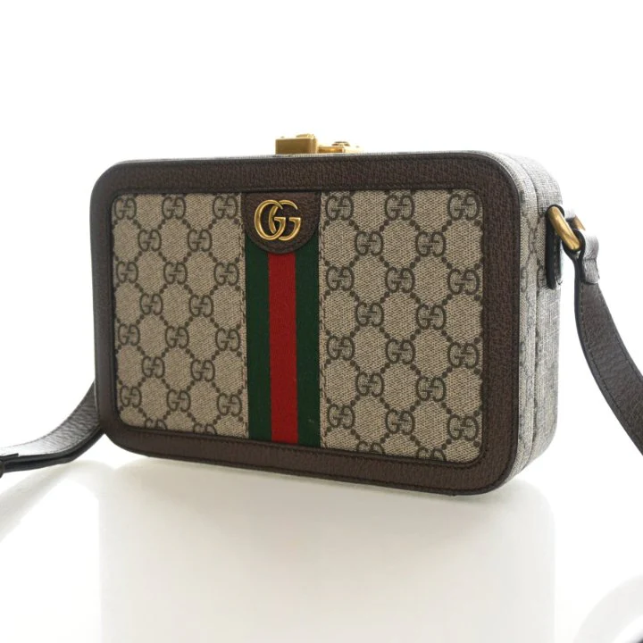 Gucci Medium GG Supreme Ophidia Trunk Messenger - Image 3