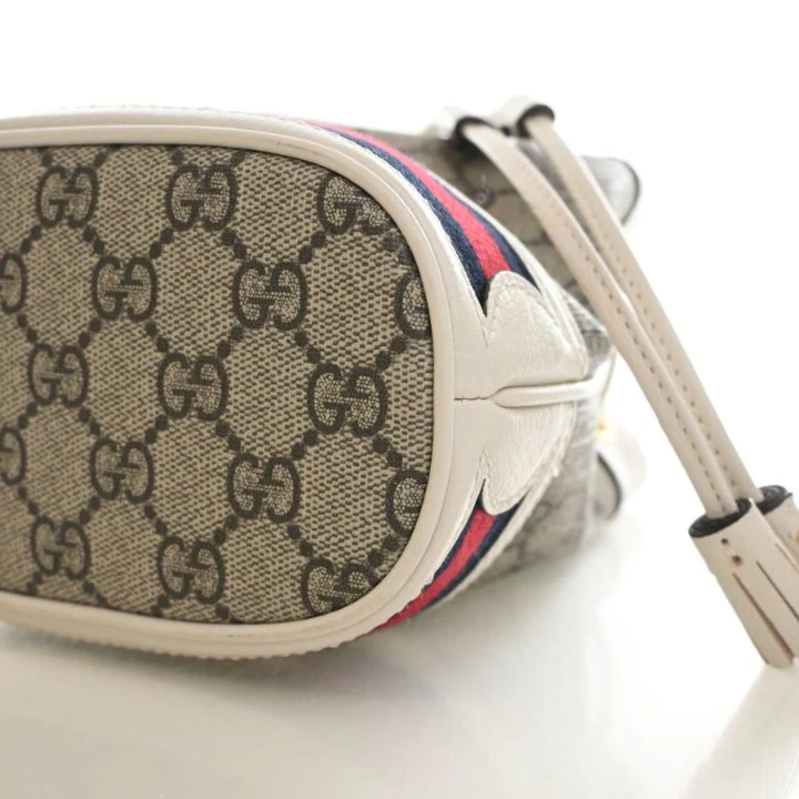 Gucci Mini GG Supreme Ophidia Bucket Bag - Image 7