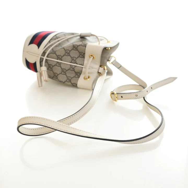 Gucci Mini GG Supreme Ophidia Bucket Bag - Image 9