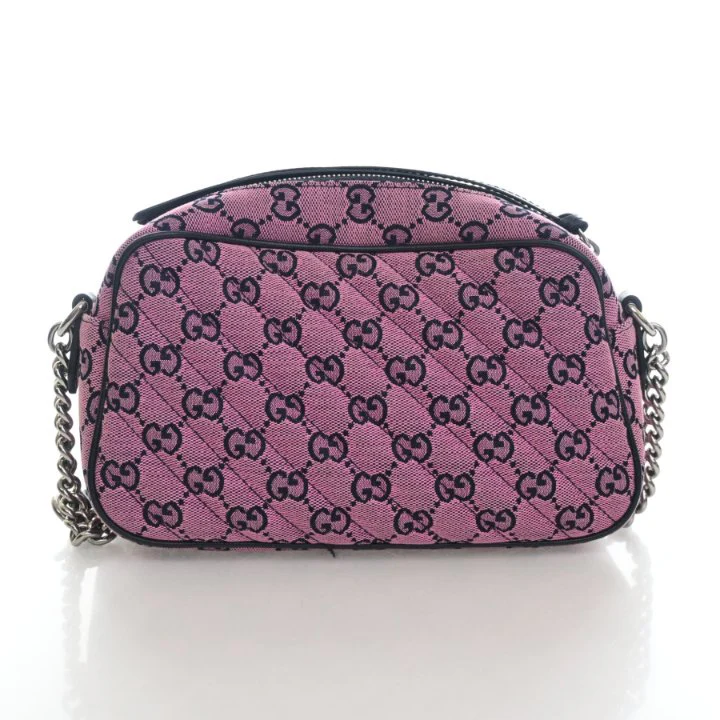 Gucci Small GG Canvas Marmont Camera Bag - Image 11