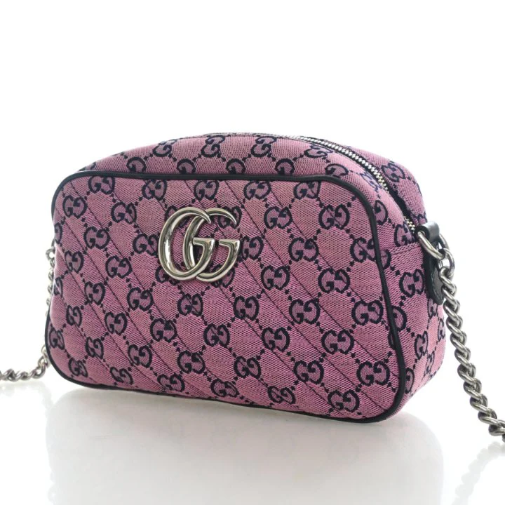 Gucci Small GG Canvas Marmont Camera Bag - Image 3