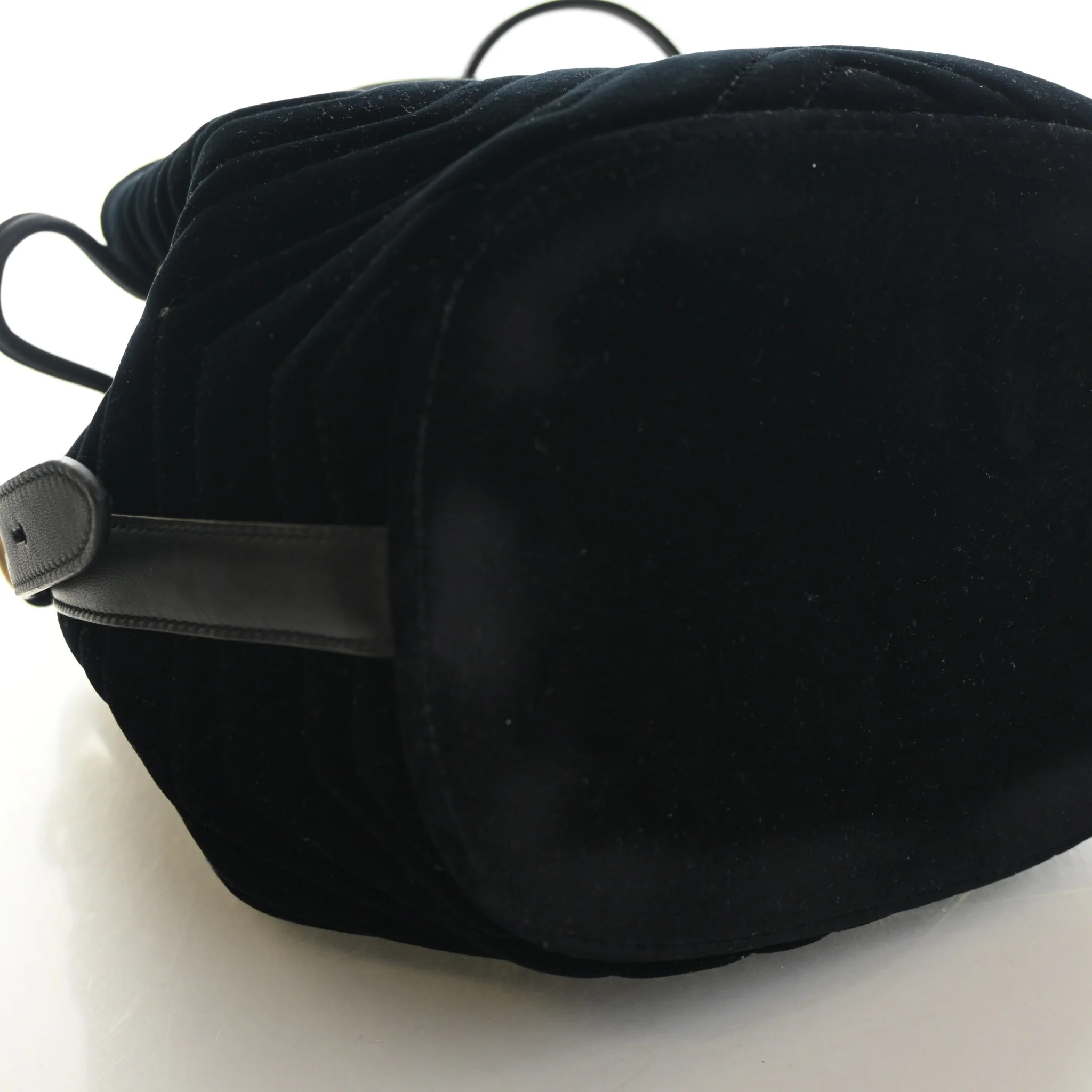 Gucci Velvet GG Marmont Bucket Bag - Image 6