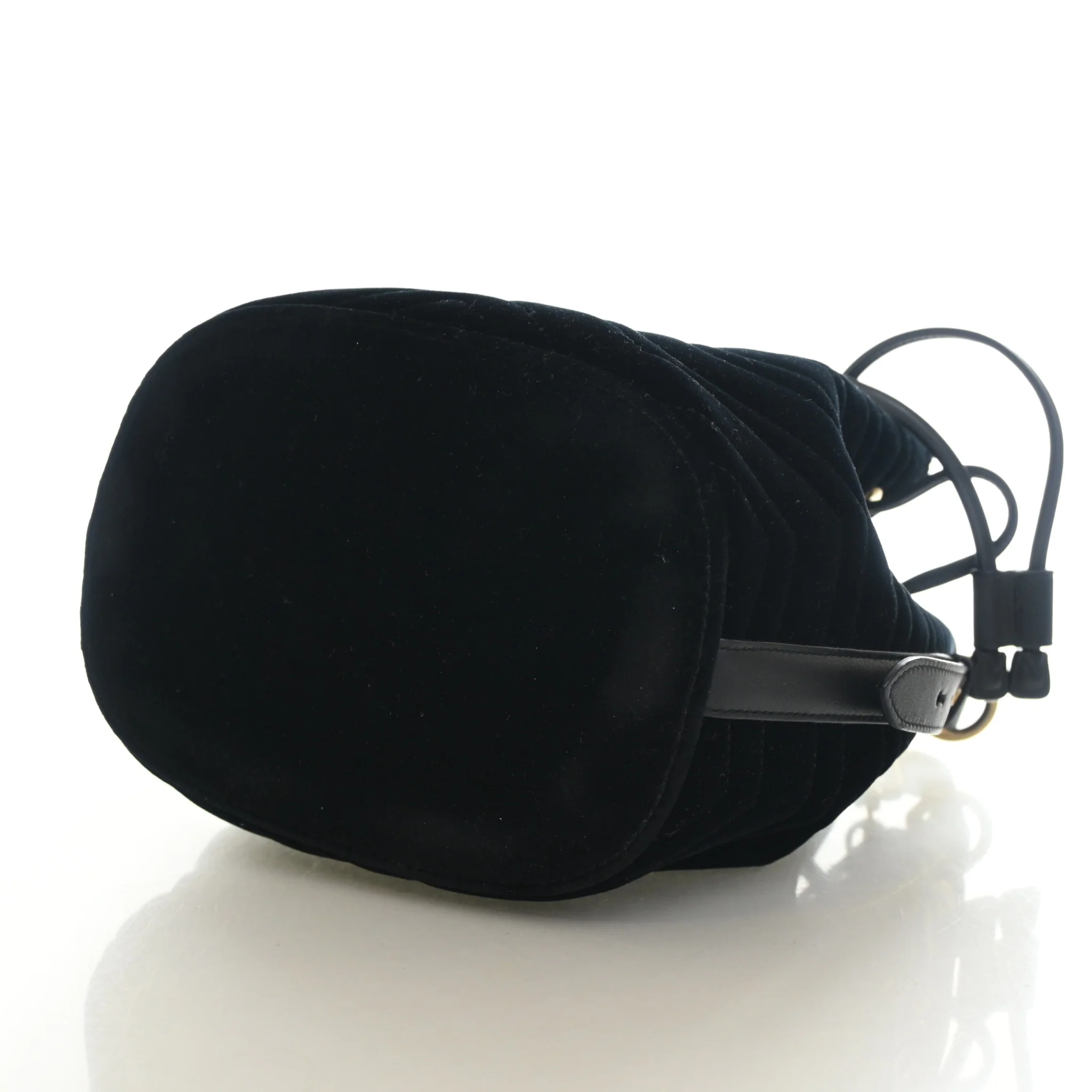 Gucci Velvet GG Marmont Bucket Bag - Image 7