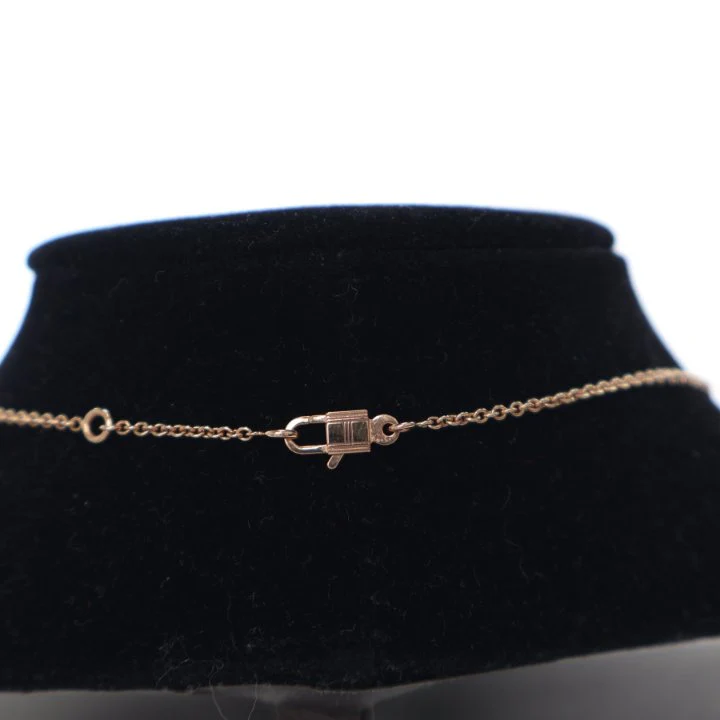 Hermes 18K Rose Gold Amulettes Kelly Pendant - Image 7