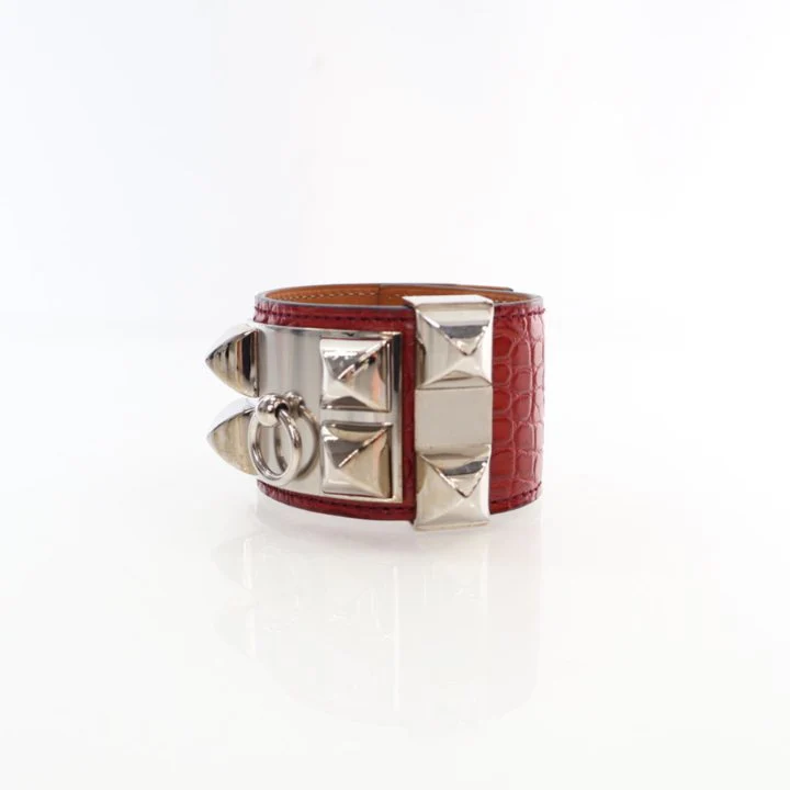 Hermes Alligator Collier De Chien Bracelet - Image 3