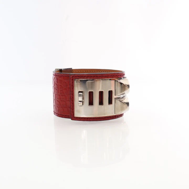 Hermes Alligator Collier De Chien Bracelet - Image 4