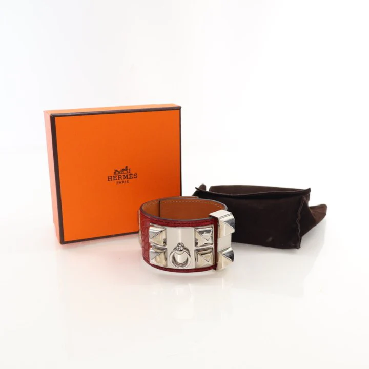 Hermes Alligator Collier De Chien Bracelet - Image 9