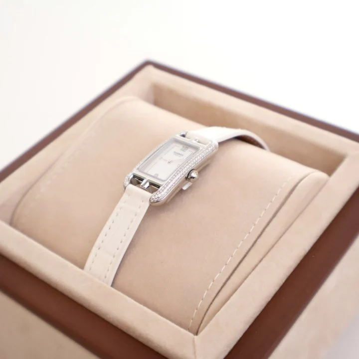 Hermes Alligator Nantucket Watch - Image 6