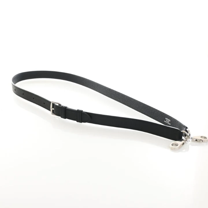 Hermes Black Epsom A-Strap Bag Strap - Image 3