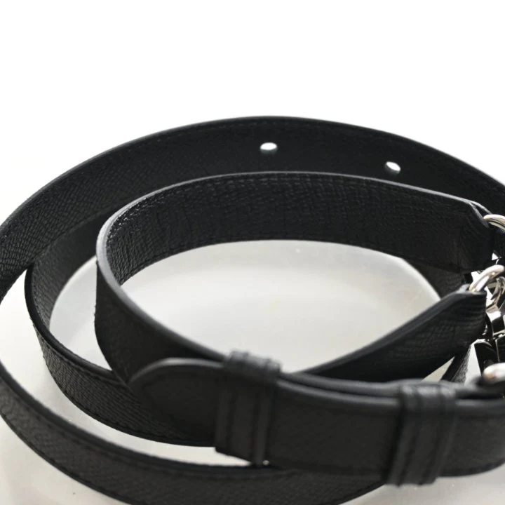 Hermes Black Epsom A-Strap Bag Strap - Image 4