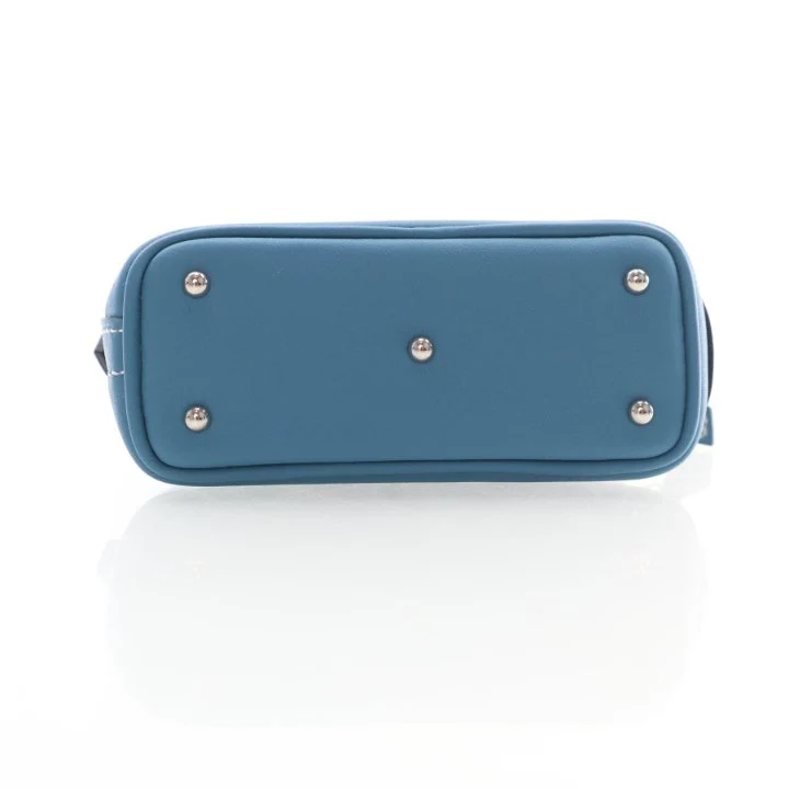Hermes Bleu Jean Swift Bolide Shark Bag Charm Mini - Image 8