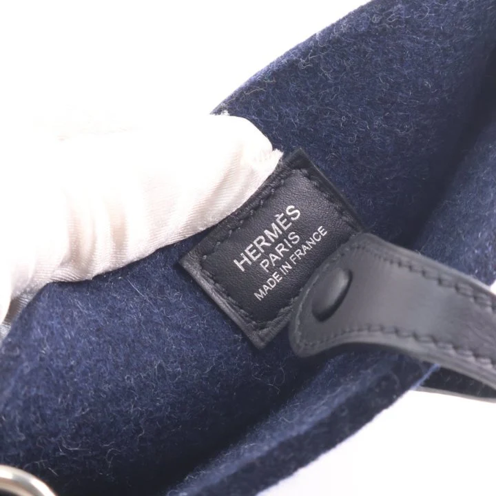 Hermes Bleu Nuit Feutre Evelyne TPM 16 - Image 12