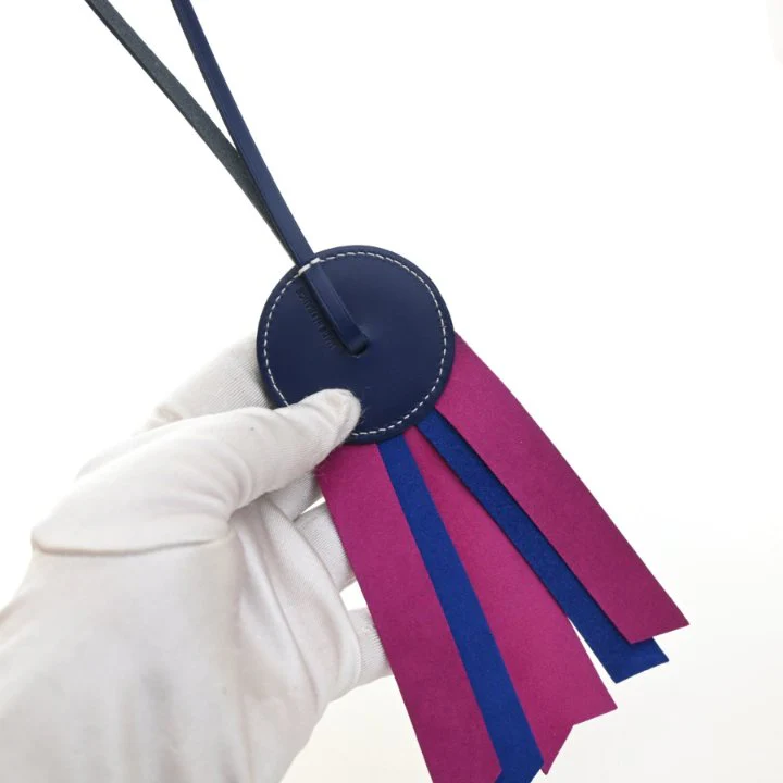 Hermes Bleu Saphir Paddock Flot Charm - Image 8