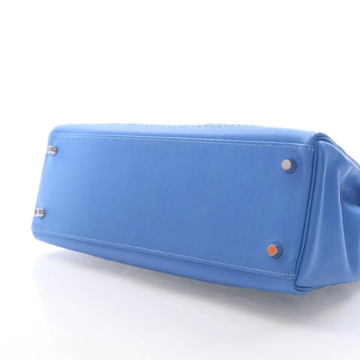 Hermes Blue Paradise Clemence Ghilles Kelly 32 - Image 9