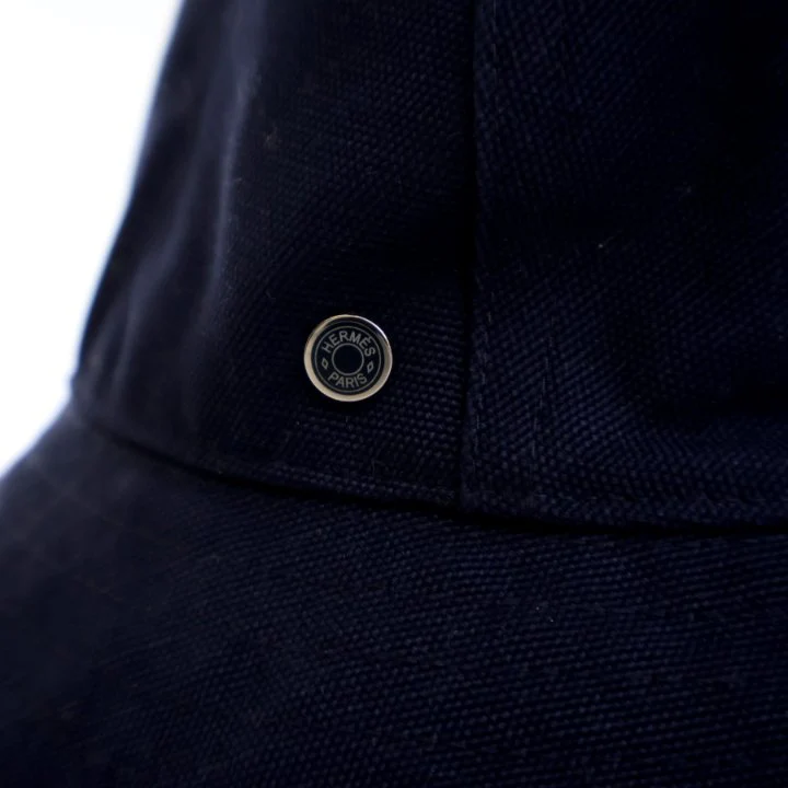 Hermes Cotton Elena Bucket Hat Sz 57 - Image 4
