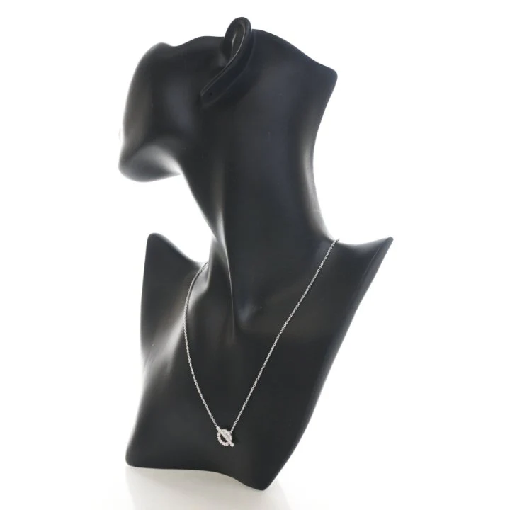 Hermes Diamond Finesse Pendant Necklace - Image 3