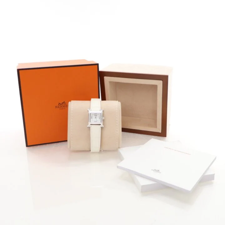 Hermes Diamond Heure H Watch 21mm - Image 9