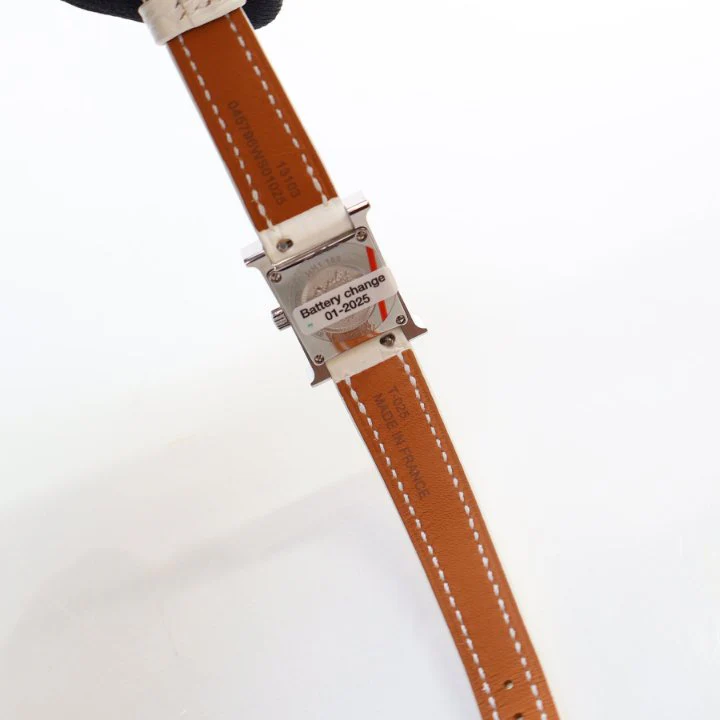 Hermes Diamond Heure H Watch 21mm - Image 5
