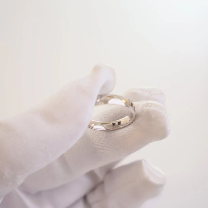 Hermes Ever Herakles Wedding Band Sz 52 - Image 7