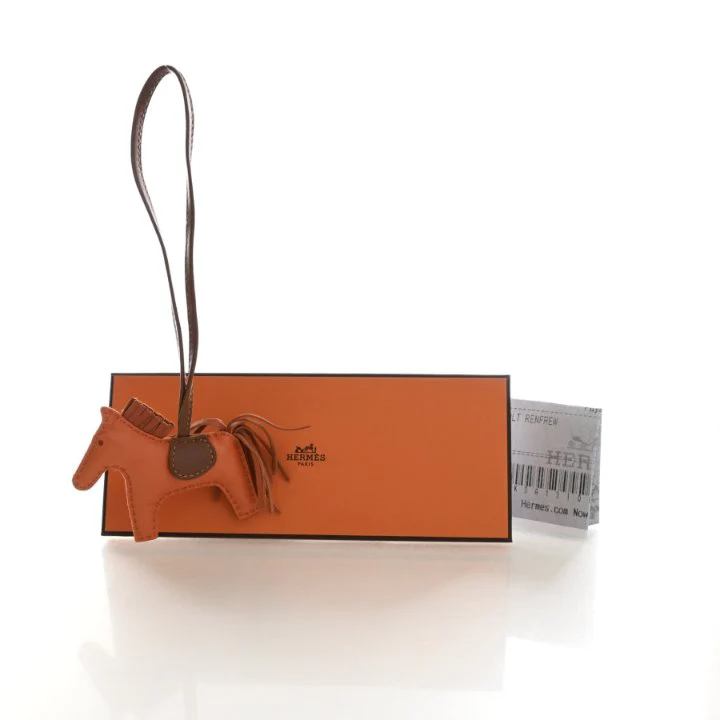 Hermes Feu Milo Lambskin Rodeo Charm PM - Image 7